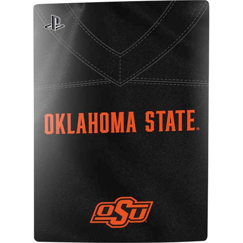 Oklahoma State University Black Jersey PS5 Console Skin